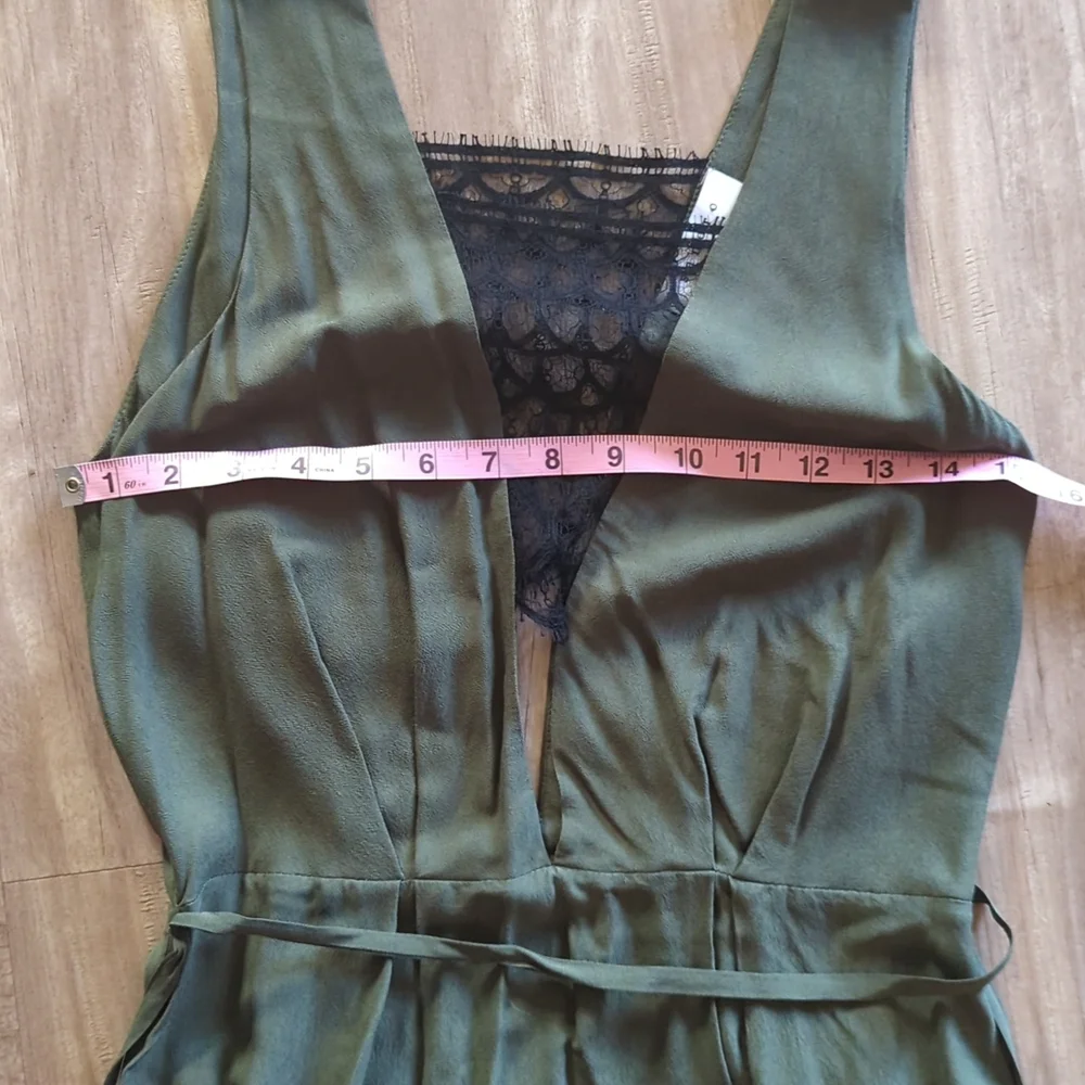 Sandro plunge neck midi dress - Picture 7 of 15